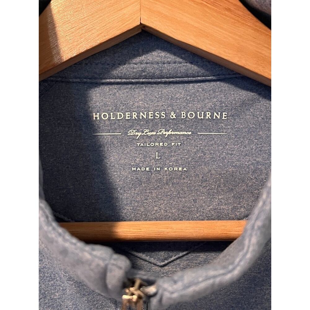 Holderness & Bourne Westland Quarter Zip Pullover Trumid Trading Mens L Golf - Picture 6 of 9
